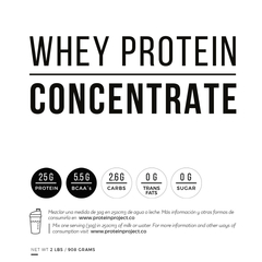 Proteína Whey Isolada + Concentrada 2lb Protein Project Endulzada Con Stevia - tienda online