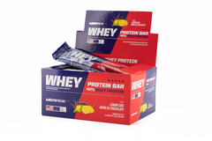 Barras De Proteina Whey Mervick Lab Caja X 12 Unidades 65 Gr