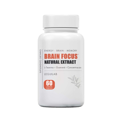 Brain Focus Teanina Cafeina Vit B6 Leguilab 60 Caps Vegan