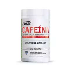 Cafeína Ena Sports Anhydrous 60 Cápsulas Energizante