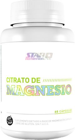 Citrato De Magnesio 60 Caps Star Nutrition Sin Tacc en internet