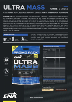 Ultra Mass 1.5 Kg Ena Sport Ganador De Peso Premium en internet