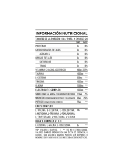 Aminoácidos Esenciales Apto Vegano Eaas 20 Serv Star Nutrition Sin Tacc - comprar online