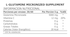L Glutamina Micronizada Htn 300gr Recuperador Muscular Vegan - comprar online