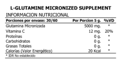 L Glutamina Micronizada Htn 150gr Recuperador Muscular Vegan - comprar online