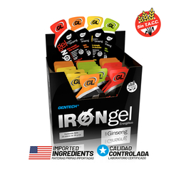 Iron Gel Ginseng X 24u 20gr Unid Gentech Energía Sin Tacc