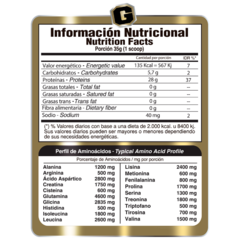 100% Whey Protein 5 Lbs Gold Nutrition Con Bcaa Y Glutamina 0% Grasas Trans - HEDGEHOG SUPLEMENTOS