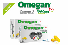 Omega 3 Alioth 30 Caps Omegan + Vitamina E + DHA + EPA