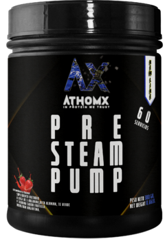 Pre Steam Pump 60 Serv Athomx Pre Entreno Para Fuerza