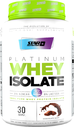 Platinum Whey Isolate 2 Lbs Star Nutrition Baja En Carbohidratos Grasas Sin tacc Sin Lactosa - comprar online
