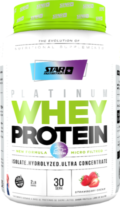 Platinum Whey Protein Star Nutrition 2 Lbs Excelente Calidad - HEDGEHOG SUPLEMENTOS