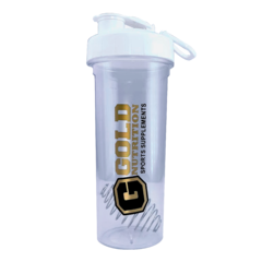Shaker Pro One Gold Nutrition Mezclador Proteína Con Resorte Acero Inoxidable - comprar online