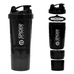 Shaker Spider Bottle 500 Ml Rompe Grumo Resorte Inoxidable - comprar online