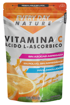 Vitamina C Acido Ascórbico 1 Kg Pura Edn Everyday Premium