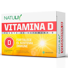 Vitamina D3 Natuliv Defensas Y Sistema Inmunológico