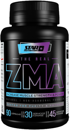 Zma 90 Caps Star Nutrition Zinc Magnesio Y Vitamina B6 Precursor Testosterona