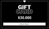 GIFT CARD $30.000