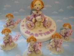 Souvenirs 10 Bebes Porcelana Fria Baby Shower Bautismo - tienda online