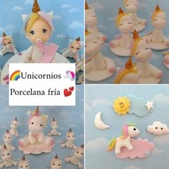 Adorno de torta Unicornio sobre nube - comprar online