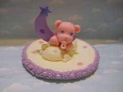 Adorno De Torta Cigüeña Baby Shower Bautismo Nacimiento - tienda online