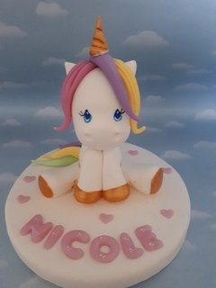 Souvenirs Unicornio My Little Pony Porcelana Fria - comprar online
