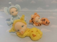 Souvenir 10 Unicornios Bebe Baby Shower Porcelana Fría - Nubecitas