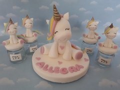 souvenirs 10 Unicornios Ponys arco iris - comprar online