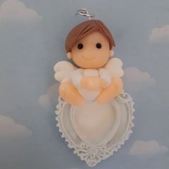 Souvenirs 10 Angelitos Imanes Porcelana Fria Bebes Bautismo, - comprar online