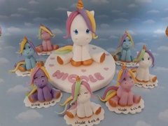 Imagen de Souvenirs 20 Unicornios porcelana Fria