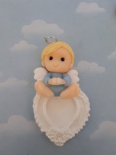 Souvenirs 10 Angelitos Imanes Porcelana Fria Bebes Bautismo, - tienda online