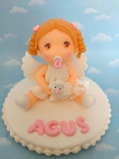 Souvenirs Bautismo Nacimiento 10 Angelitos Bebes Porcelana en internet
