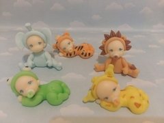Souvenir 10 Unicornios Bebe Baby Shower Porcelana Fría en internet
