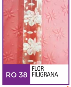 Rodillo texturador ro38 flor filigrana