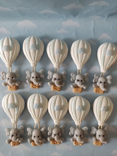 Souvenirs 10 elefantes globo aerostático/iman en internet