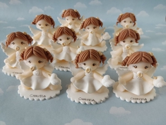 Souvenirs 10 muñecas nenitas bebitas angelitas - Nubecitas
