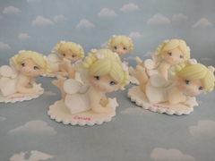 Souvenirs 20 muñequitas nenas bautismo comunión nacimiento