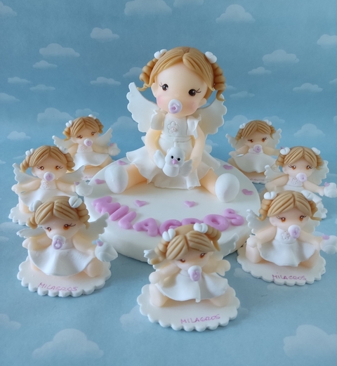 Muñequitas/princesas Para Souvenirs En Porcelana Fria