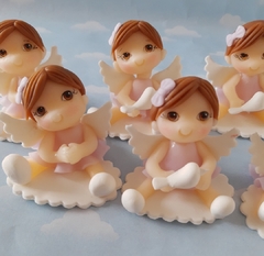 Souvenir comunión bautismo 10 muñequitas angelitas - tienda online