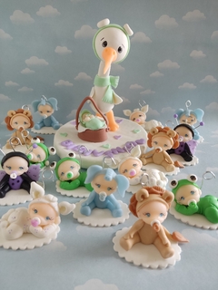 Souvenirs Babyshower Nacimiento 10 bebes disfrazados - comprar online