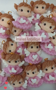 Souvenirs 10 imán angelitas bautismo en internet