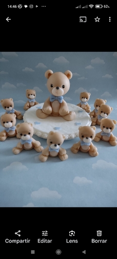 Souvenirs Ositos Porcelana Fría Cumpleaños bautismo babyshower - tienda online