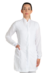 Imagem do Jaleco feminino branco liso - tecido MICROFIBRA