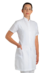 Jaleco feminino branco manga curta - tecido OXFORD