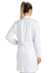 Jaleco feminino branco com viés e botões dourados - tecido MICROFIBRA. - loja online