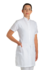 Jaleco feminino branco manga curta botão exposto - tecido MICROFIBRA - TAMANHO PP