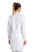 Jaleco feminino branco liso de ziper - tecido OXFORD - comprar online