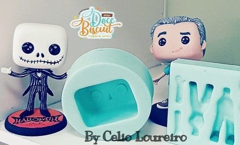 molde para funko pop - Deise Biscuits