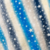 Polar soft grueso estampado multicolor azules
