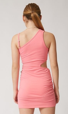 Vestido 1 hombro agujero lateral - comprar online
