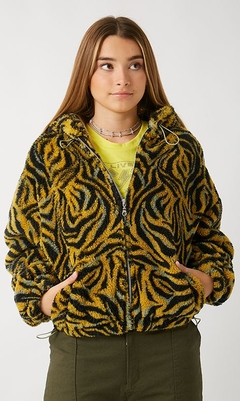 CAMPERA PIEL PRINT - comprar online